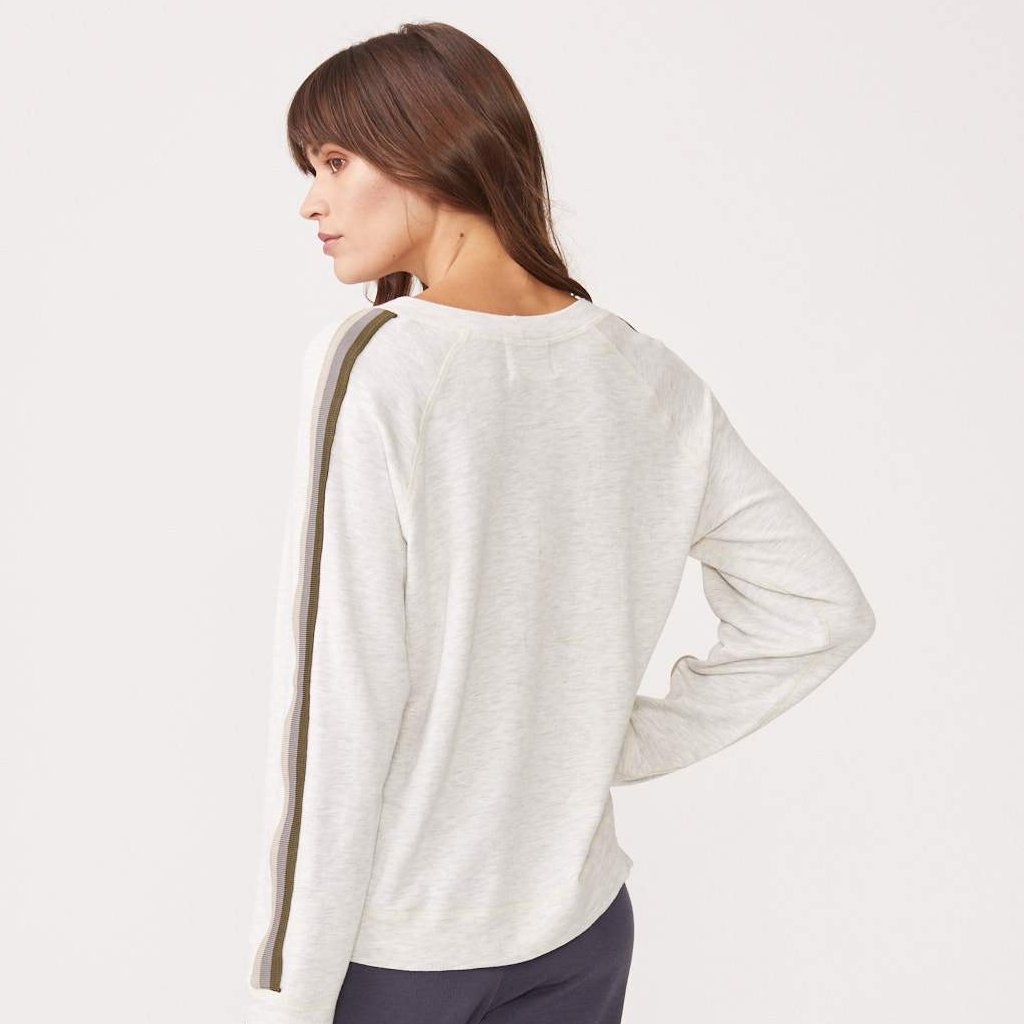 Supersoft Neutral Stripe Raglan