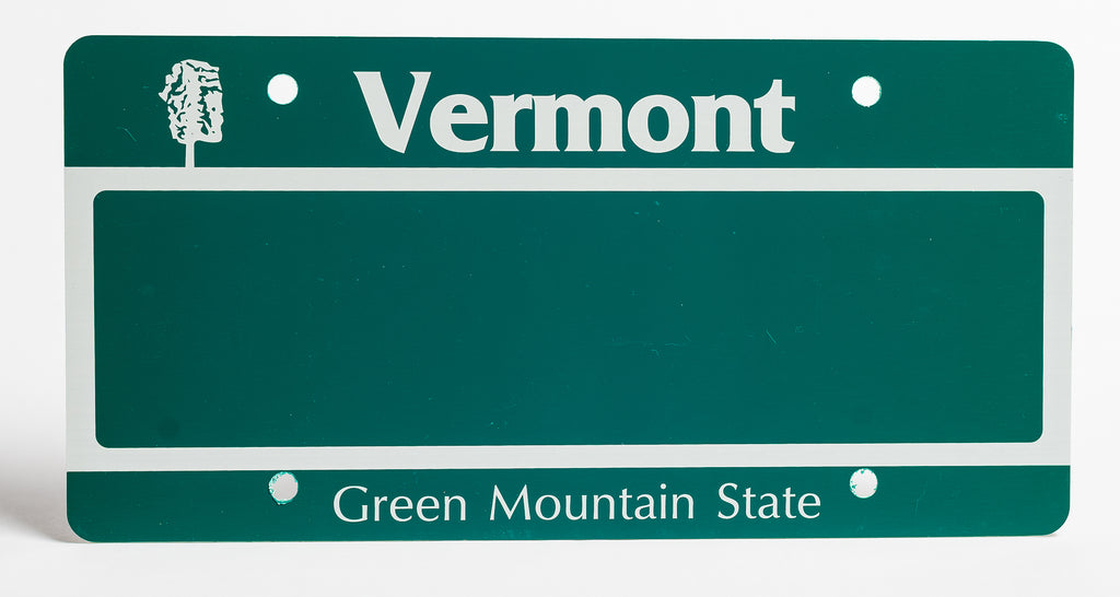 Vermont License Plate - BLOW OUT SPECIAL - FREE STANDARD SHIPPING