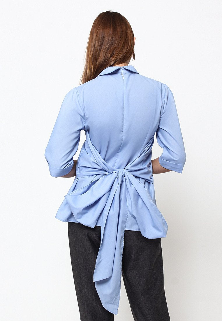 Tied Up Shirt - Blue