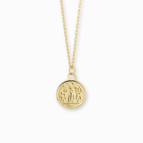 Zodiac Coin Pendant - Gemini Zodiac Coin Pendant - Gemini