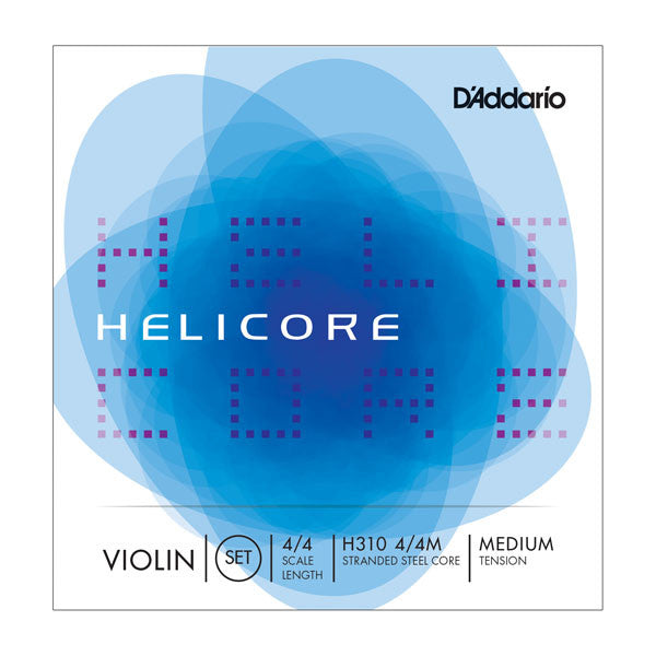 D'Addario Helicore H310 Medium Ball End Violin Strings Set