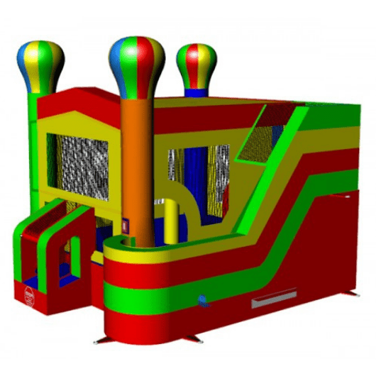 Balloon Module Commercial Bounce House Combo Wet/Dry