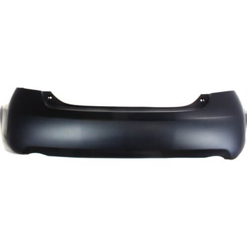 2007-2011 Toyota Camry Rear Bumper; USA Built, BASE_CE_LE_XLE Models, Except SE Models; w_ Single Exh Hole; 4Cyl; w_o Spoiler Holes; OE 2nd Design w_ 3 Lower Tabs; TO1100243; 5215906950