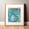 Squamous Watercolor Print