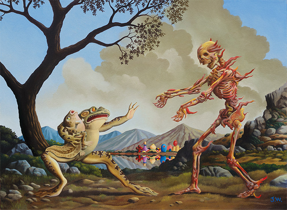 NEW I am a Tad Hungry Chuckled the Insatiable Corpse PRINT