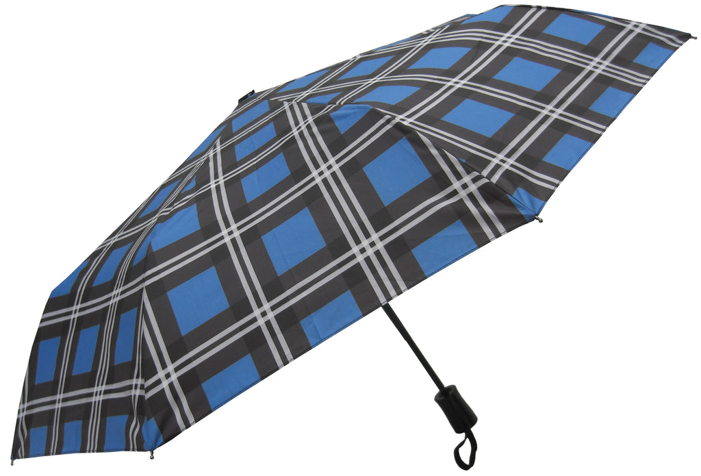 Ramsay Blue Tartan Umbrella - Chantam - Beautifully designed Tartan and Harris Tweed handbags and accessories