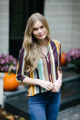 Longer Liberty Bell Mock Neck