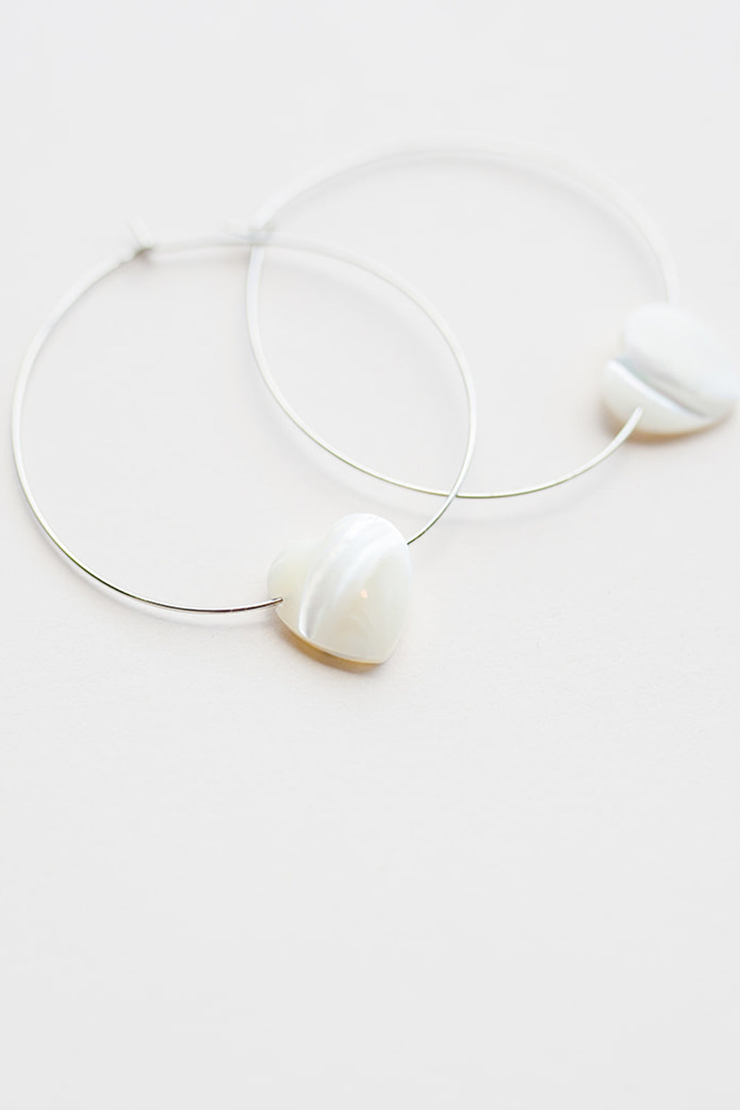 PEARL HEART EARRINGS
