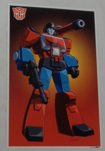 G1 Transformers Autobot Preceptor Poster 11x17 Box Art Grid FREESHIPPING