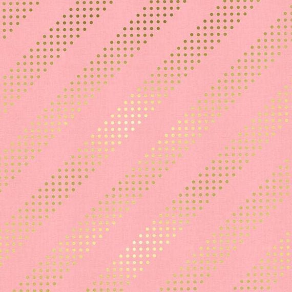 Cotton Candy Dottie Cotton + Steel Fabric Pink