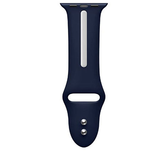 Dual-Tone Band for Apple Watch, Silicone Bracelet Replacement Strap