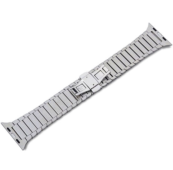 Steel Link Band for Apple Watch, Stainless Steel Bracelet Replacement Strap