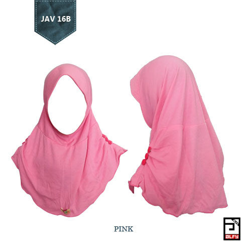 JAV 16B - Jilbab Anak (Pink) - ALFY