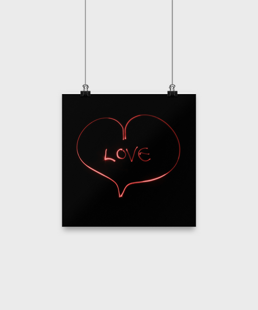 Pure love - Wall poster - Uncle Seal