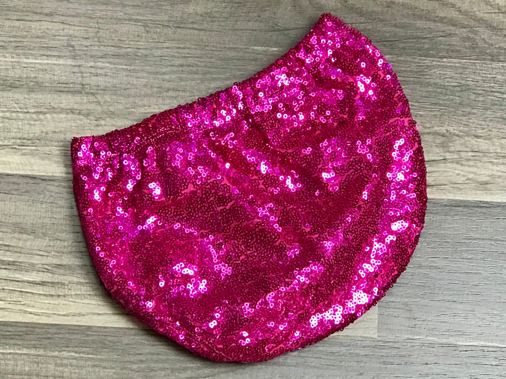 Pink Sequin Baby Bloomers