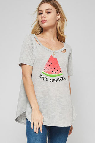 Solid Crochet Top