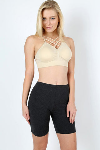 Chloe Cropped Pleated Trousers : Silver