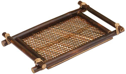 14" Bamboo Wood Tray