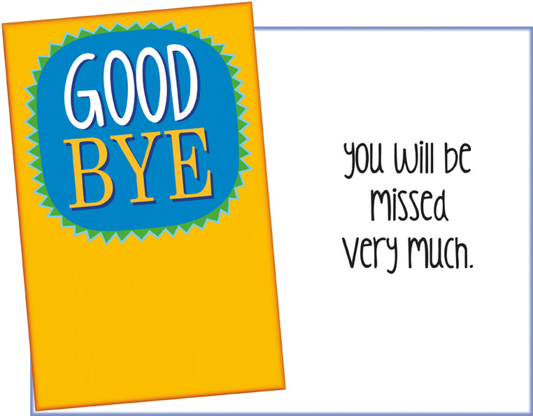 Good Bye Card