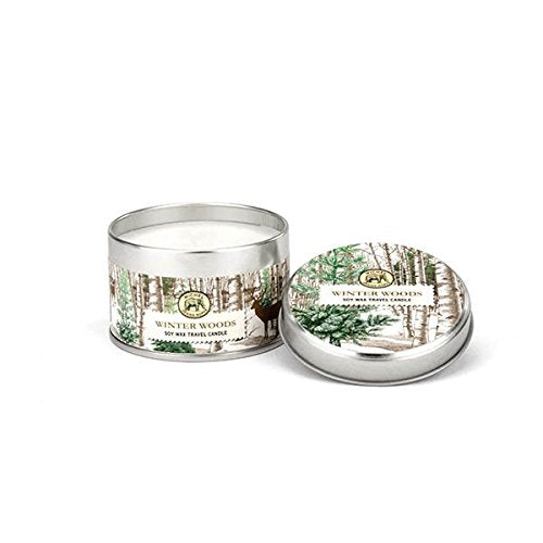 Winter Woods Travel Candle