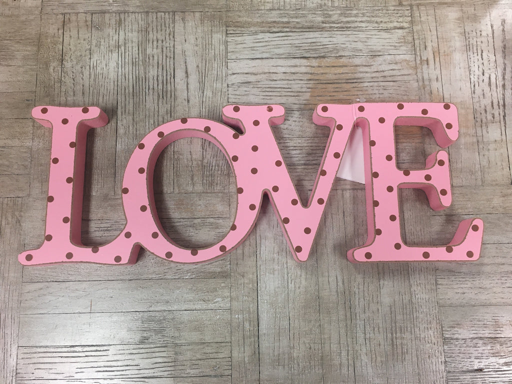 Love Wood Sign