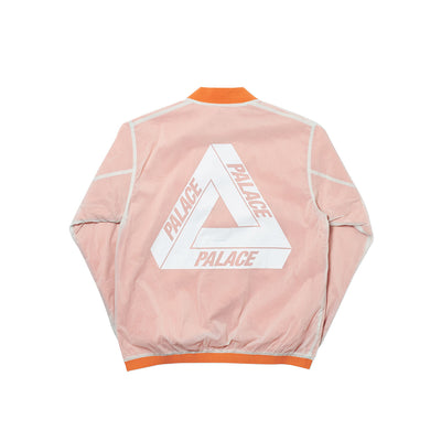 REVERSIBLE OVERLAY BOMBER ORANGE