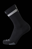 M2O Just Send It Crew Plus Compression Socks - Black / White - M2O Industries
