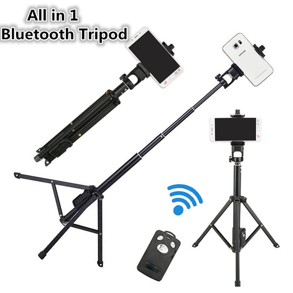 All in 1 Compact Bluetooth Tripod