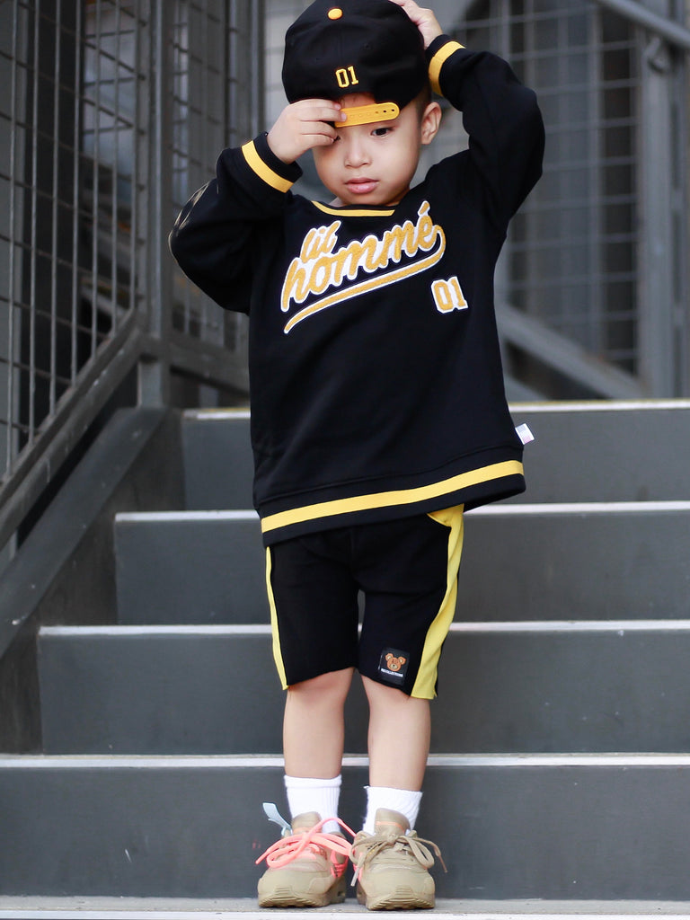 Lil Hommé LH Undefeated LS Sweater Black