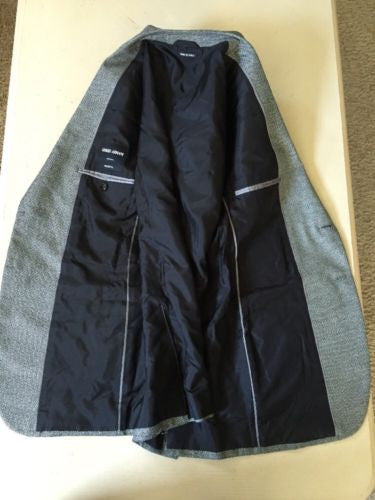 NWT $2445 Giorgio Armani Sport Coat Jacket Gray 40R US (50R Eu) Italy - BAYSUPERSTORE