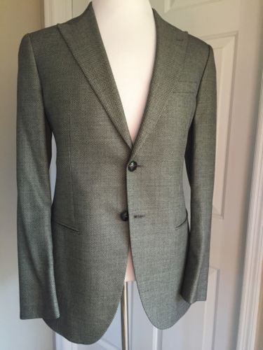 NWT $2445 Giorgio Armani Sport Coat Jacket Gray 40R US (50R Eu) Italy - BAYSUPERSTORE