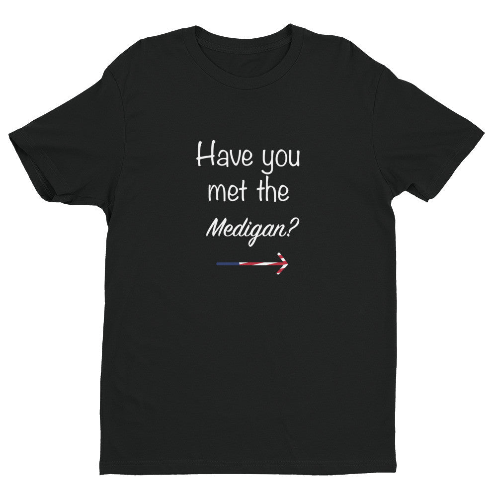 Medigan (white print flag arrow)