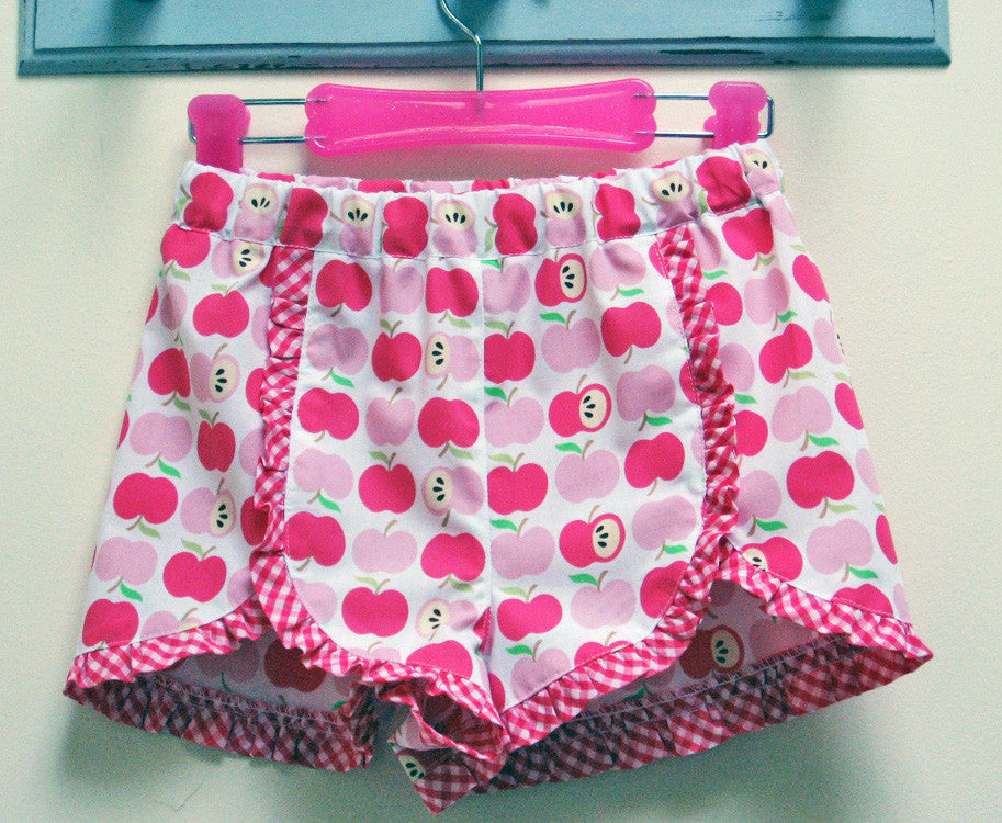 Gidget Shorts, girls shorts pdf sewing pattern sizes 2 to 14 years. - Felicity Sewing Patterns