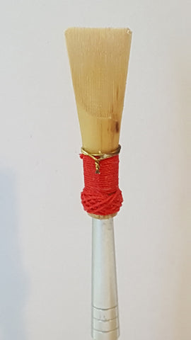 sopranino shawm reed: short scrape