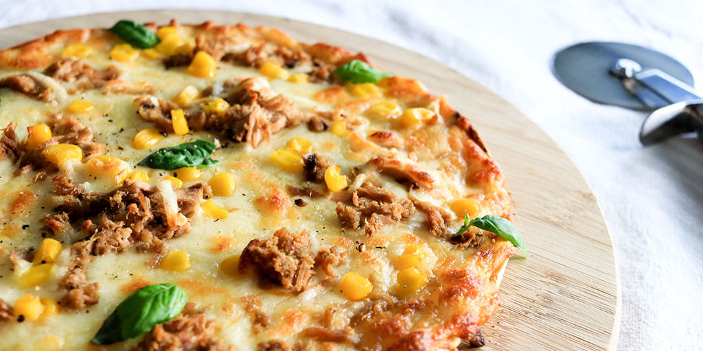 Low Calorie Tuna & Sweetcorn Pizza