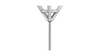 Platinum Diamond Earring Setting for 1.00ct Solitaire Diamond Earrings - Novak