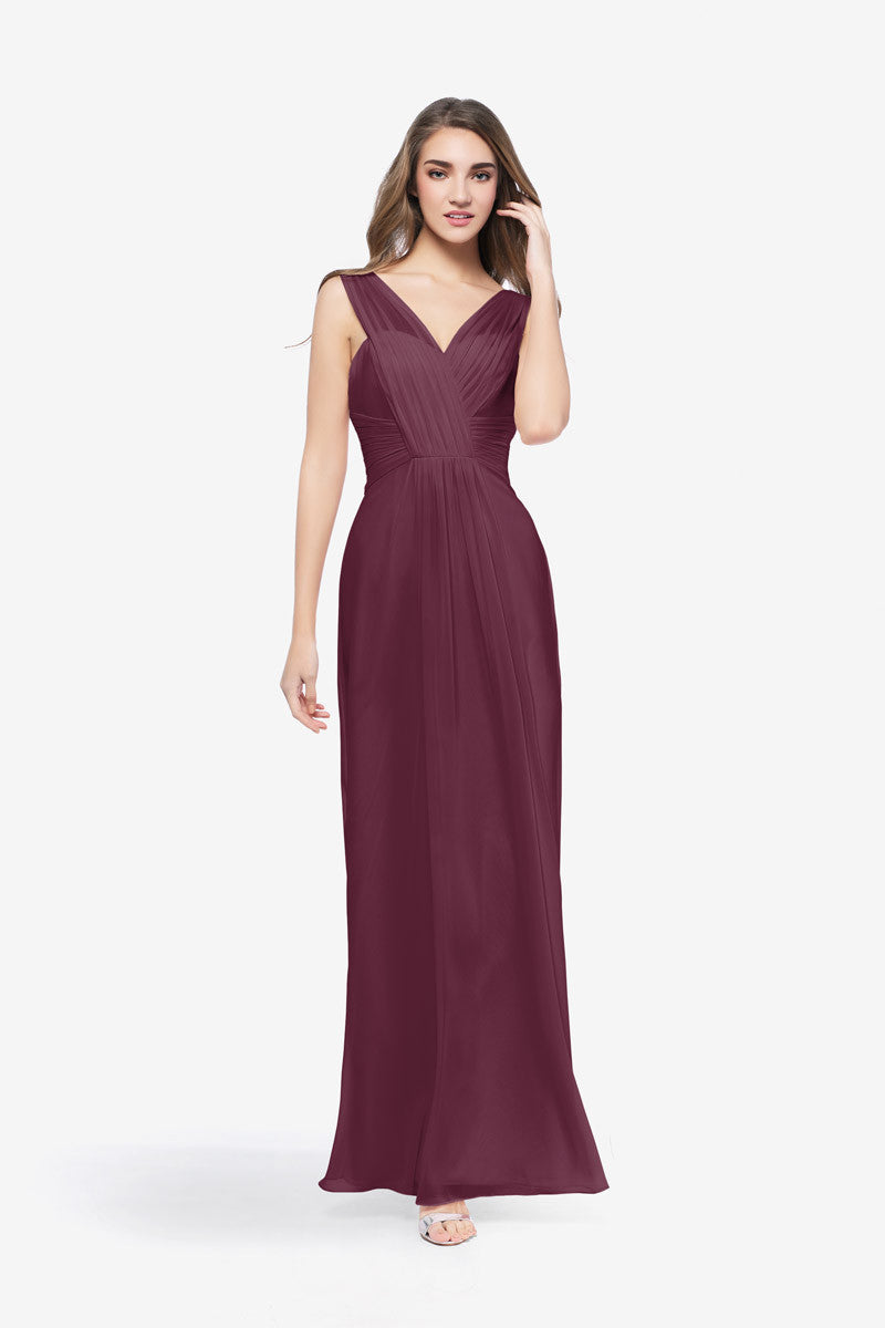 DELANO BRIDESMAID GOWN RASPBERRY