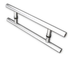 Jaladera tipo H de acero inoxidable de 45cm cromada - BLEND