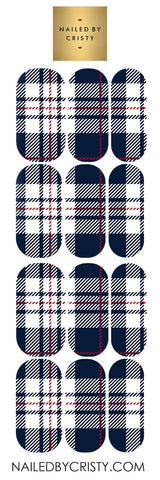 Decals- Blue Plaid