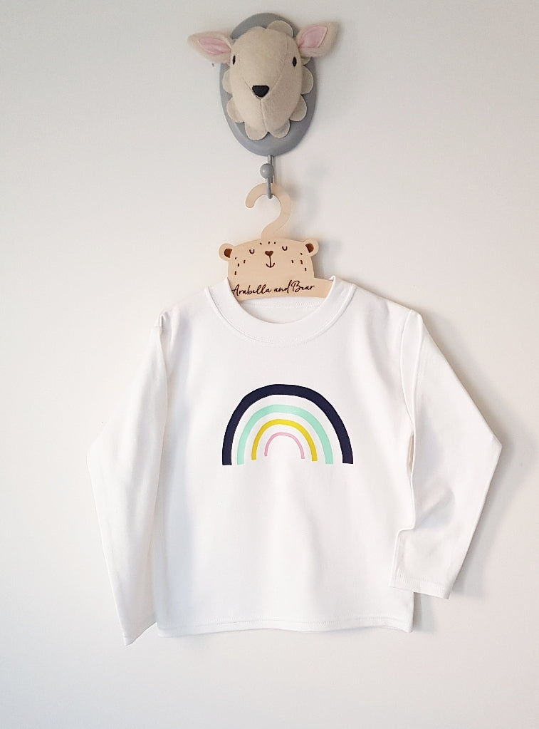 Rainbow top - long - short sleeved