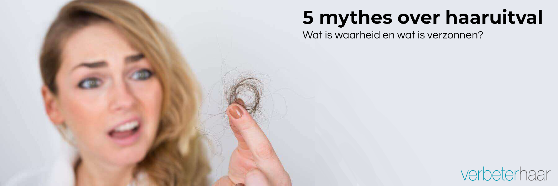 5 mythes over haaruitval