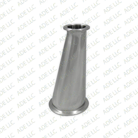 3" x 1.5" Tri Clamp Eccentric Reducer