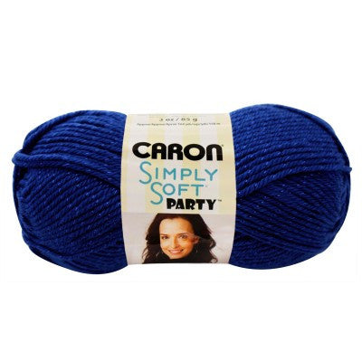 Caron Simply Soft Party - Royal Sparkle - Yarnia Craft Closet