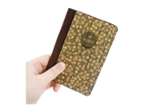 PC012 - Handmade Wooden Passport Cover - Vintage Floral Green