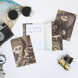 PP002 - Slim Passport Cover - Owl Passport Case