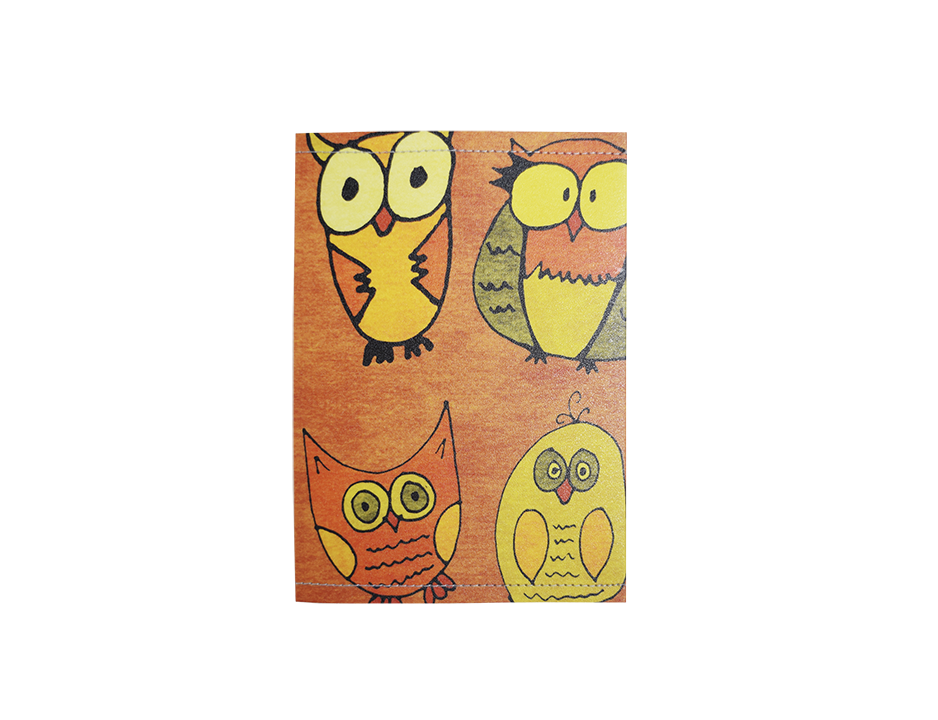 PP042 - Slim Passport Cover - Owls