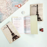 PP067 - Slim Passport Cover - Eiffel Tower