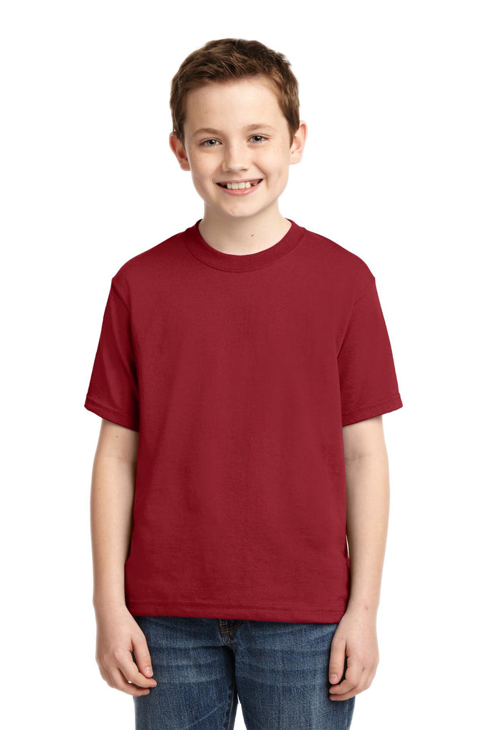 JERZEES® - Youth Dri-Power® Active 50/50 Cotton/Poly T-Shirt. 29B (Crimson)