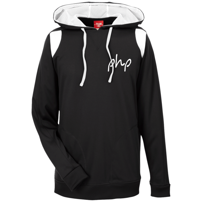 Team 365 Colorblock Poly Hoodie