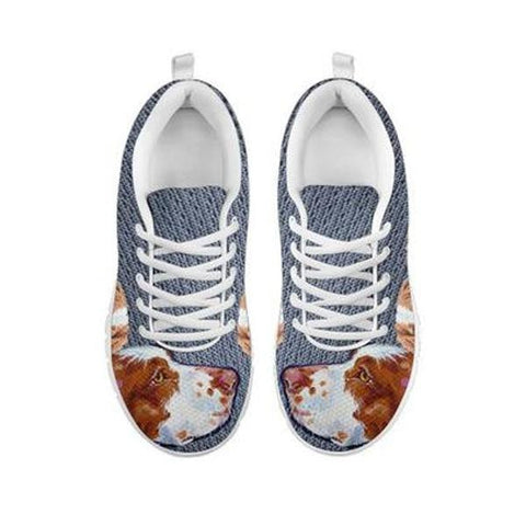 Brittany Dog-Women's Running Shoes-Free Shipping